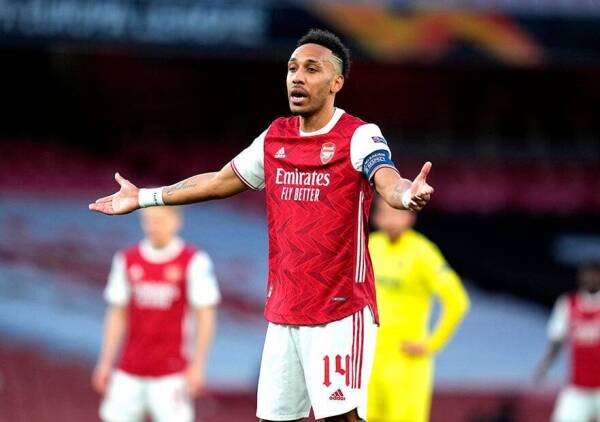 Arsenal v Villarreal – UEFA Europa League – Semi Final – Second Leg – Emirates Stadium Arsenal s Pierre-Emerick Aubamey