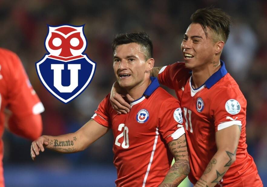 Charles Aranguiz-Eduardo Vargas-Universidad de Chile-2024