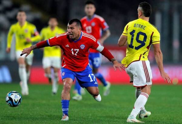 Gary Medel-Chile-vs- Colombia-2023