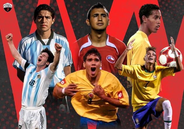 Vidal, Messi y 'Dinho' entre cracks que brillaron en el Sudamericano » Prensafútbol